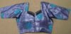 Blue colour silk blouse - Image 2