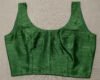Forest Green colour sleeveless blouse