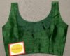 Forest Green colour sleeveless blouse - Image 2