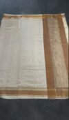 Handwoven Mysuru silk saree with Bronze border