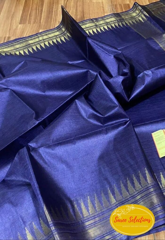 Taral (तरल) 1: Katan Tussar silk saree - Image 1