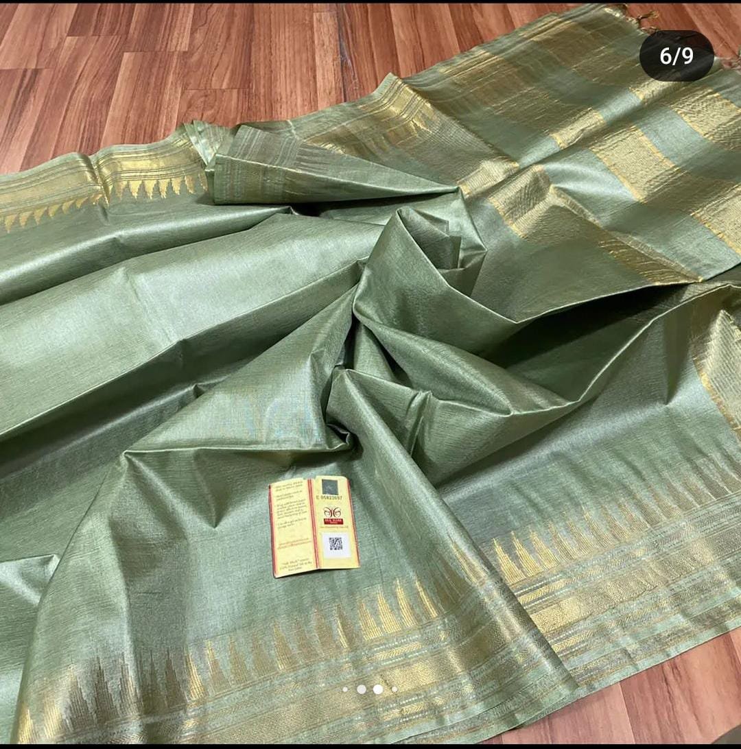 G098 Taral (तरल) 2 : Katan Tussar silk saree - Image 1