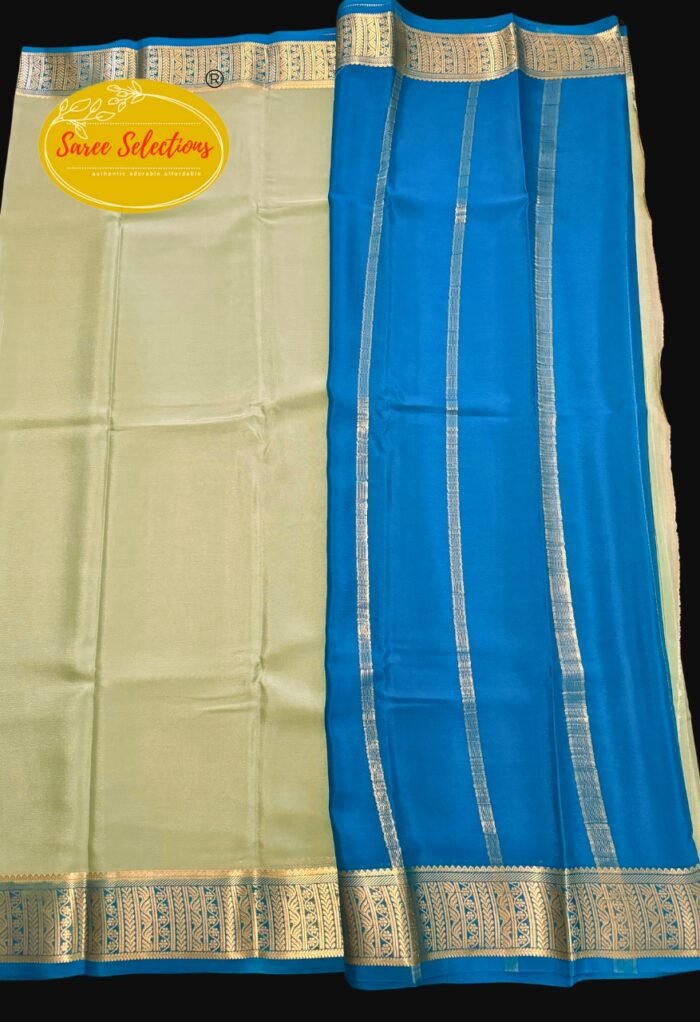 Rani-3 (ರಾಣಿ) Pure handloom traditional Mysuru silk saree - Image 4