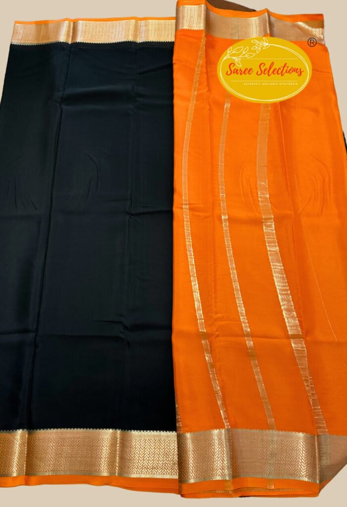 Rani-5 (ರಾಣಿ) Pure handloom traditional Mysuru silk saree - Image 1