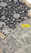 Akarsana (ఆకర్షణ) 16: Pen Kalamkari Handpainted saree in pure silk