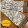 Akarsana (ఆకర్షణ) 19: Pen Kalamkari Handpainted saree in pure silk - Image 3