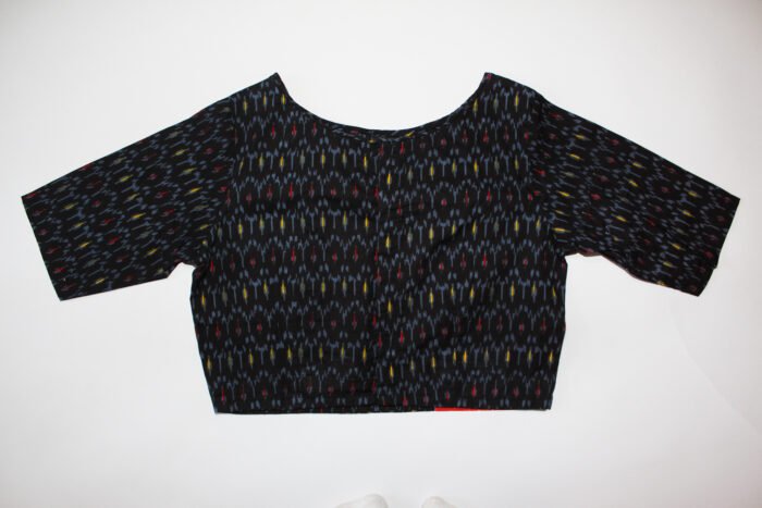 Ikkat Silk Blouse - Image 1