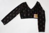 Velvet Screen Print Blouse - Image 2