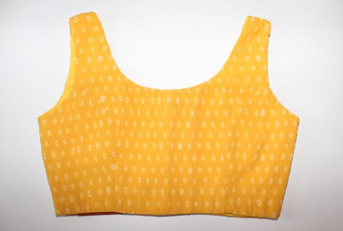 Pleated Georgette blouse - Image 1