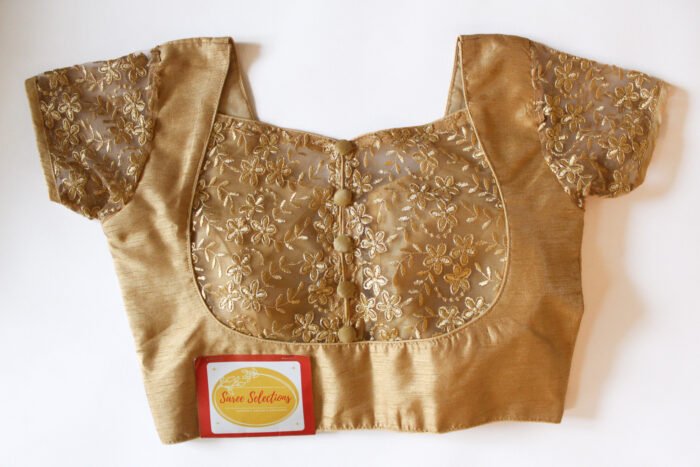 Gold lace blouse - Image 2