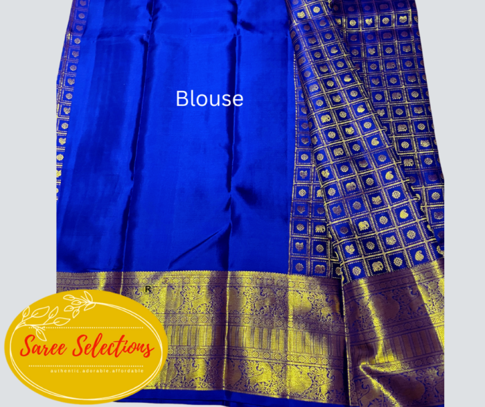 Varanamayiram (வாரணமாயிரம்): Pure handloom Kanchipuram (Kanjivaram) silk saree - Image 3
