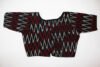 Ikkat Readymade Black Cotton Blouse