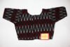 Ikkat Readymade Black Cotton Blouse - Image 2