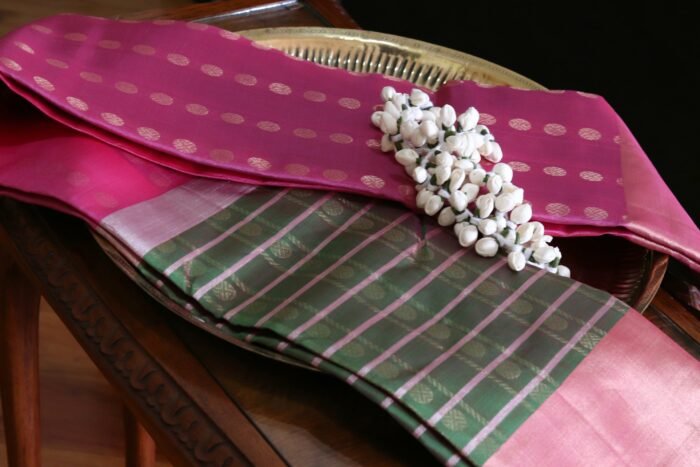 Yuvarani (యువరాణి): Venkatagiri pure silk saree - Image 1
