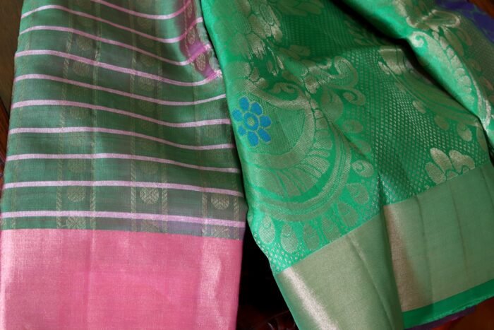 Yuvarani (యువరాణి): Venkatagiri pure silk saree - Image 3