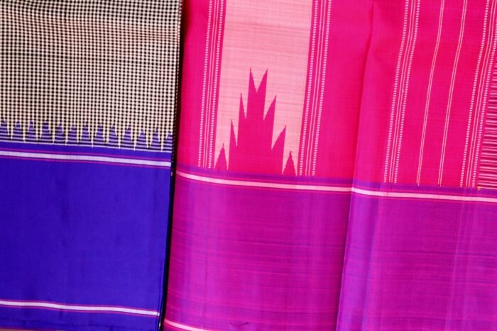 RadhaKrishna (ராதாகிருஷ்ணா): Pure handloom Kanchipuram (Kanjivaram) silk saree - Image 2