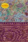 December Flower (மார்கழிப்பூ): Pure handloom Kanchipuram (Kanjivaram) silk saree - Image 2