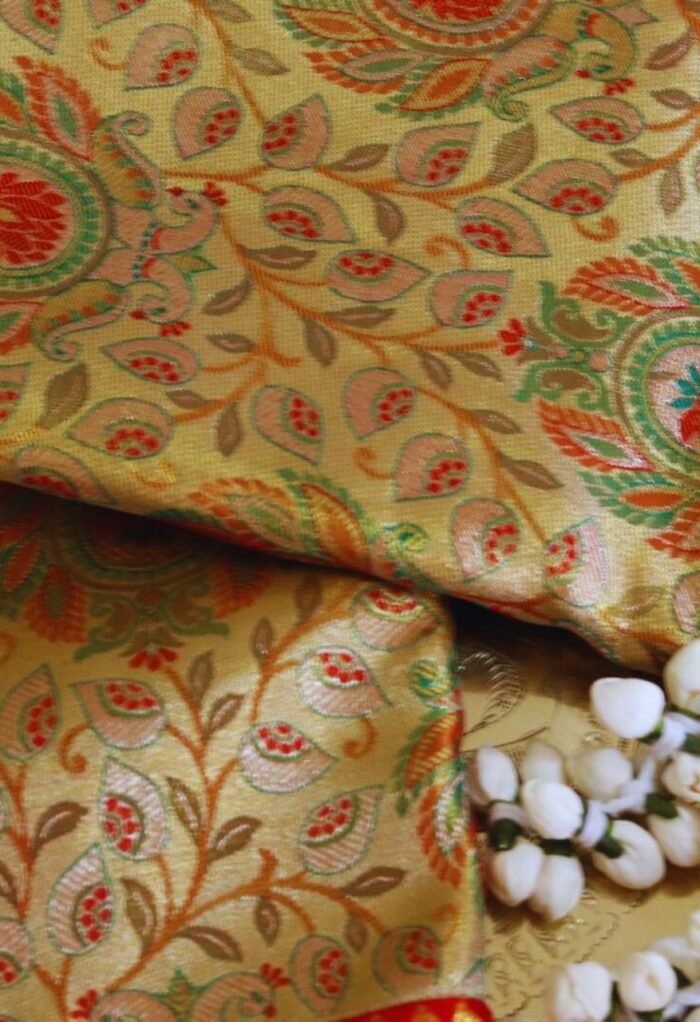 Thangaratham (தங்கரதம்): Pure handloom Kanchipuram (Kanjivaram) silk saree - Image 2