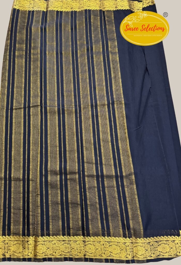 Rani-6 (ರಾಣಿ): Pure handloom traditional Mysuru silk saree - Image 1