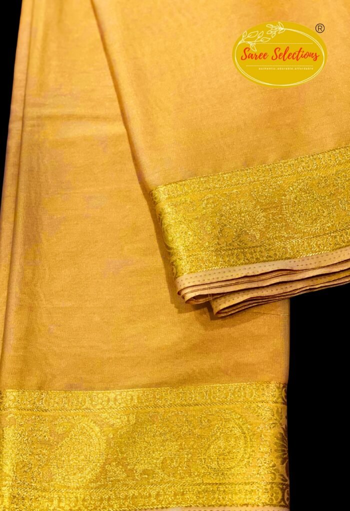 Rani-7 (ರಾಣಿ): Pure handloom traditional Mysuru silk saree - Image 1