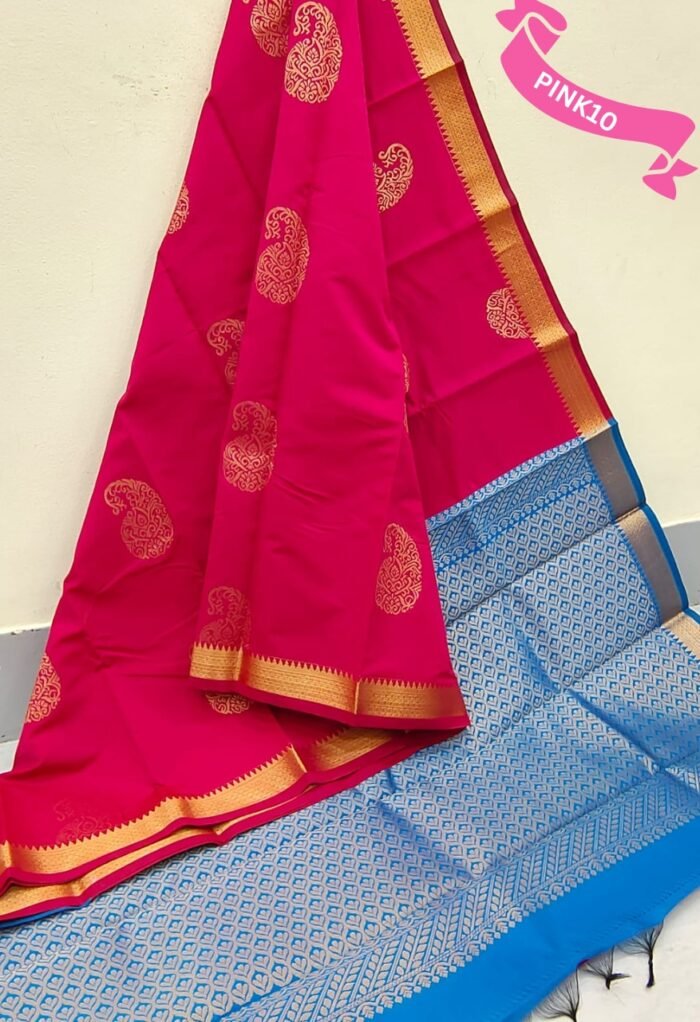 Mangalam (మంగళం) 3: Pure Mangalagiri handloom silk saree - Image 1