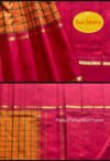 Vaijayanthi (வைஜயந்தி): Pure handloom Kanchipuram (Kanjivaram) vintage design silk saree - Image 2
