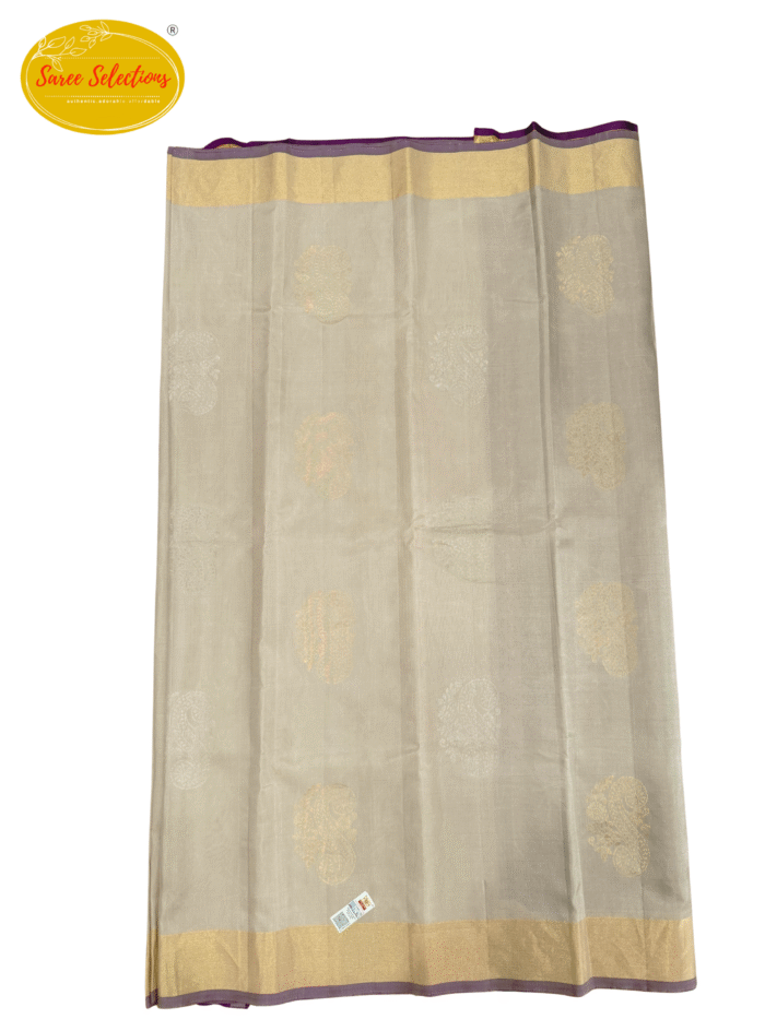 Melliyal (மெல்லியள்): Pure handloom Kanchipuram (Kanjivaram) soft silk saree - Image 3